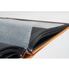 Exacompta fotoalbum MILANO 29x32 cm 60 černých stran oranžová