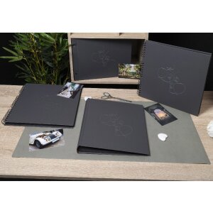 Exacompta 16078E Fotoalbum 60 stran černé 29x32 cm