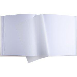 Exacompta fotoalbum 60 stran 29x32cm slonová kost koženka ražba
