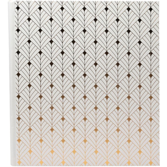 Exacompta 16097E Fotoalbum 60 černých stran Néo Déco White