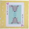 Exacompta fotoalbum 25x25cm 30 stran bílý motiv fantasy hrací karty žlutá zelená
