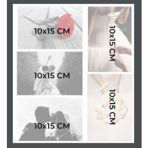 Exacompta fotoalbum 60 stran bílé 29x32cm motiv venkovské idyly