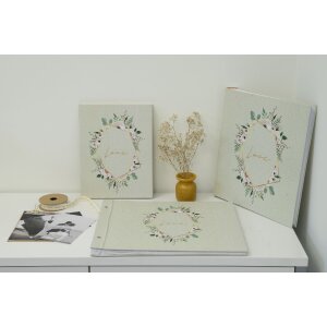 Exacompta fotoalbum 60 stran bílé 29x32cm motiv venkovské idyly