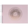 Exacompta 16166E Spirálové album 50 stran Bílá 32x22 cm Ellipse Pink