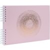 Exacompta 16166E Spirálové album 50 stran Bílá 32x22 cm Ellipse Pink