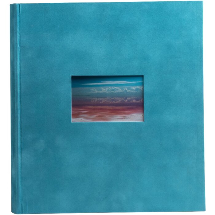 Exacompta 16178E Fotoalbum 60 bílých stran 29x32 cm Skandi tyrkysová