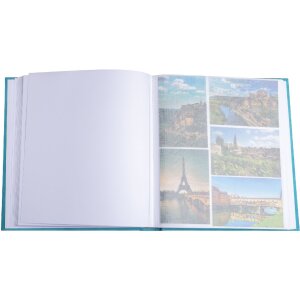 Exacompta 16178E Fotoalbum 60 bílých stran 29x32 cm Skandi tyrkysová