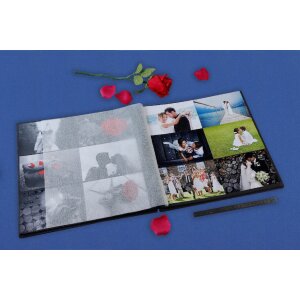 Exacompta 16215E Spirálové fotoalbum ME & YOU 32x32 cm 60 stran černá