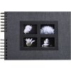 Exacompta 16241E Spirálové album 50 černých stran Passion 32x22 cm Černá barva