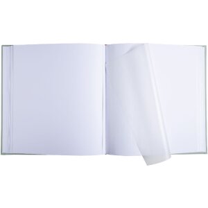 Exacompta 16263E Fotoalbum 60 stran Ellipse šedozelené 29x32cm pro 300 fotografií