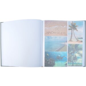 Exacompta Fotoalbum Ellipse Grey 60 stran bílé 29x32cm