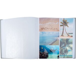 Exacompta Fotoalbum Ellipse Grey 60 stran bílé 29x32cm