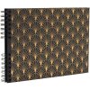 Exacompta Néo Déco fotoalbum černá spirálová vazba 50 černých stran 30x30 cm