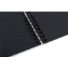 Exacompta Fotoalbum Néo Déco Bílá spirálová vazba 50 černých stran 32x22 cm