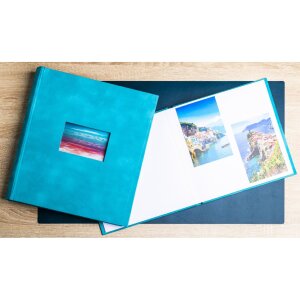 Exacompta 16358E Fotoalbum 30 bílých stran Skandi tyrkysová