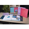Exacompta 16391E Fotoalbum 25x25 cm Plum Purple Turquoise 30 stran