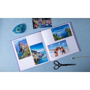 Exacompta 16393E Fotoalbum 30 stran bílé 25x25cm Plum Violet