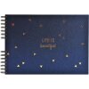 Exacompta 16452E Spirálové album 50 stran černé 32x22cm LIFE Blue
