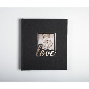 Exacompta 16506E Fotoalbum 60 stran černé 29x32cm - Love