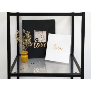 Exacompta 16506E Fotoalbum 60 stran černé 29x32cm - Love
