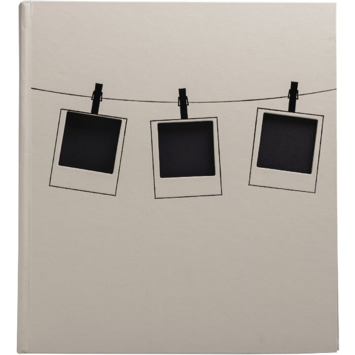 Exacompta 16523E Fotoalbum 60 černých stran Polaroid Beige