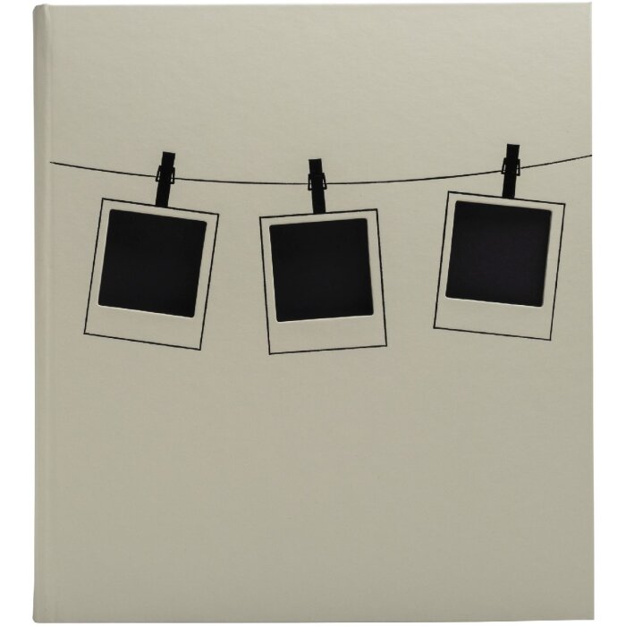 Exacompta 16524E Fotoalbum 60 černých stran série Polaroid Světle zelená