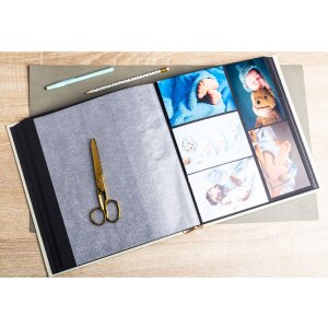 Exacompta 16524E Fotoalbum 60 černých stran série Polaroid Světle zelená