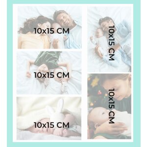 Exacompta fotoalbum TEDDY 29x32 cm 60 stran modré s motivem králíka