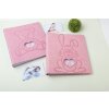 Exacompta 16566E Fotoalbum TEDDY 29x32 cm 60 stran bílý obal medvídek růžový