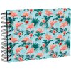Exacompta 16702E Spirálové fotoalbum FLAMINGO Světle modré 23x16 cm 50 bílých stran