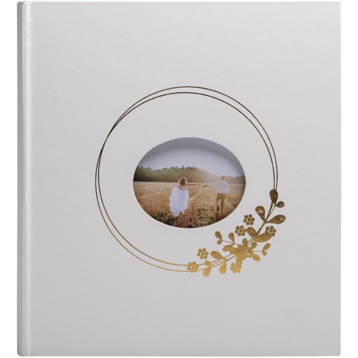 Exacompta 16732E Fotoalbum 60 bílých stran Ringflower Design White
