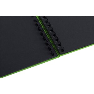 Exacompta 16784E Fotoalbum se spirálovou vazbou 50 černých stran Musicart Green