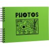 Exacompta 16784E Fotoalbum se spirálovou vazbou 50 černých stran Musicart Green