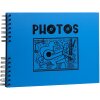 Exacompta 16785E Fotoalbum se spirálovou vazbou 50 černých stran Musicart Blue