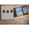 Exacompta 16823E Fotoalbum se spirálovou vazbou 50 černých stran série Polaroid béžová