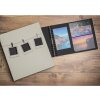 Exacompta 16824E Fotoalbum se spirálovou vazbou 32x22 cm 50 černých stran světle zelené barvy
