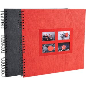 Exacompta 16841E Spirálové album 60 černých stran Passion 32x32 cm černá