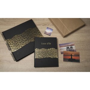 Exacompta 16981E Spirálové fotoalbum ARAMY 32x32 cm 60 stran černá