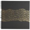 Exacompta 16981E Spirálové fotoalbum ARAMY 32x32 cm 60 stran černá