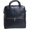 Exacompta 17237E Batoh na notebook Lady Exactive kožený 33x35x16 cm tmavě modrý