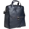 Exacompta 17237E Batoh na notebook Lady Exactive kožený 33x35x16 cm tmavě modrý