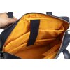 Exacompta 17237E Batoh na notebook Lady Exactive kožený 33x35x16 cm tmavě modrý
