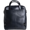 Exacompta 17237E Batoh na notebook Lady Exactive kožený 33x35x16 cm tmavě modrý