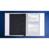 Exacompta 17602E Fotoalbum s kroužkovou mechanikou 60 černých stran 32x26x4 cm Béžová barva