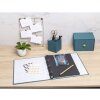 Exacompta 17603E Fotoalbum s kroužkovou mechanikou 60 černých stran 32x26x4cm modro-zelené