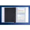 Exacompta 17603E Fotoalbum s kroužkovou mechanikou 60 černých stran 32x26x4cm modro-zelené