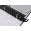 Exacompta 17603E Fotoalbum s kroužkovou mechanikou 60 černých stran 32x26x4cm modro-zelené