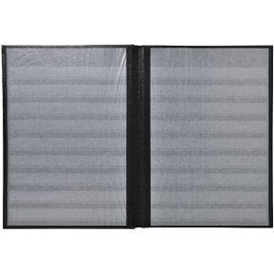 Exacompta 26143E Album na známky polokožené 32 stran 22,5x30,5 cm červené