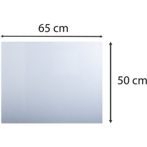 Exacompta 29630E Psací podložka 50x65 cm pružná PVC Crystal Transparent