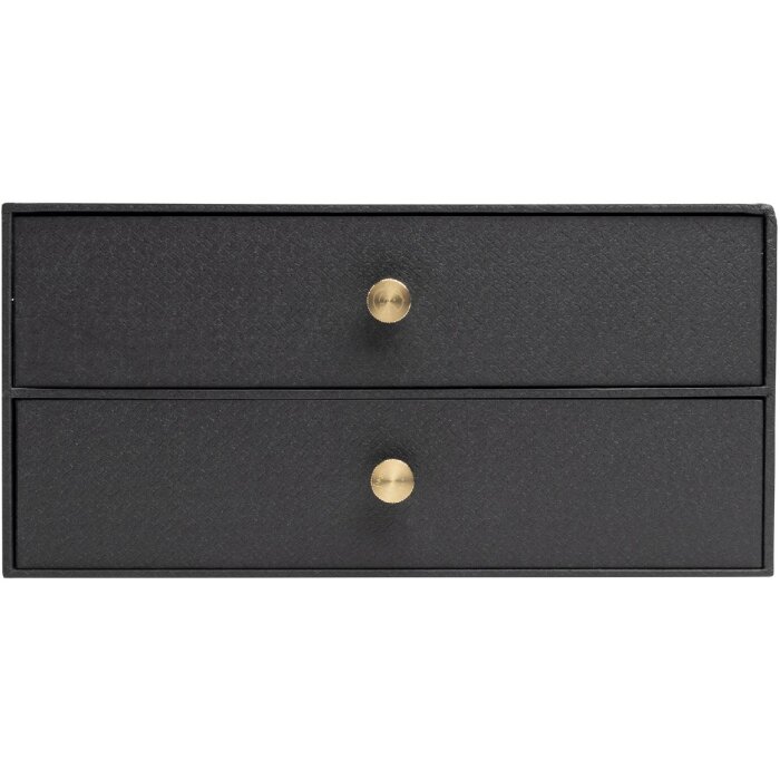 Exacompta Box 2 zásuvky OfficeByMe černá